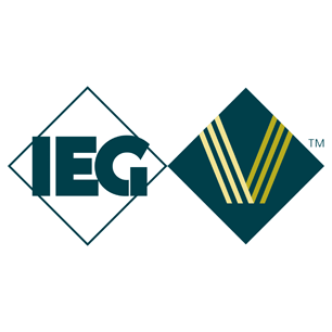 IEG Valuation Service logotype Art Direction by: Bart Crosby, Crosby Associates